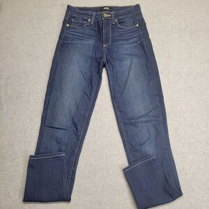 Paige Hoxton Ankle Stretch Jeans Blue Medium Wash Zip Up Women's Size 26 Country